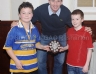 Paul Doherty presents Rory Kelly and Colm Kennedy SW Football Under 10 B Championship Shield